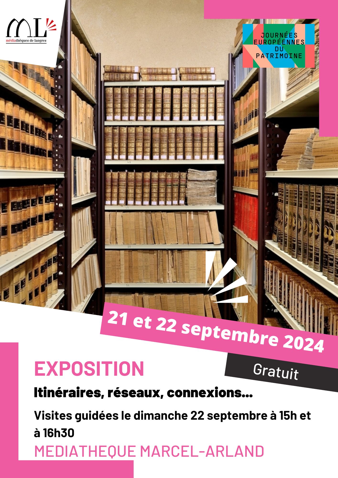 Exposition lors des Journées européennes du patrimoine